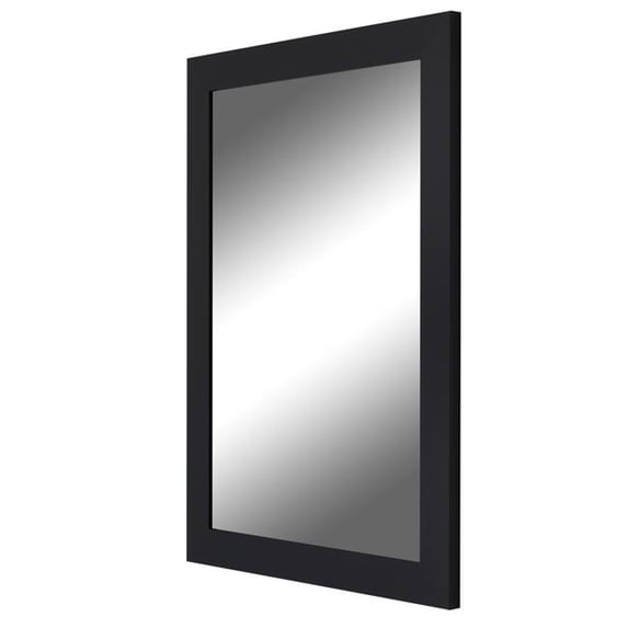 Hitchcock Butterfield 630903NB Matte Black Urban Metro Rectangle Mirror