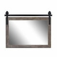 thumbnail image 1 of Hitchcock Butterfield Reclaimed Gray Seneca Rectangular Barn Door Mirror, 1 of 10