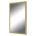 thumbnail image 1 of Hitchcock Butterfield Indoor Bathroom / Washroom / Dressing Home Decorative Mirror 16" x 20" Rectangle Riviera Modern Champagne Gold, 1 of 4