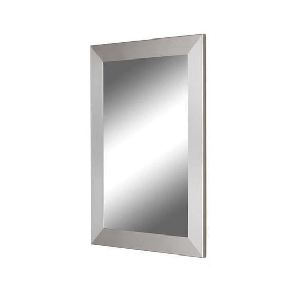 Hitchcock Butterfield 806714 Satin Nickel Silver Urban Metro Rectangle Mirror