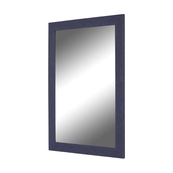 Hitchcock Butterfield 815104 Reclaimed Navy Blue Barnwood Wayfarer Rectangle Mirror