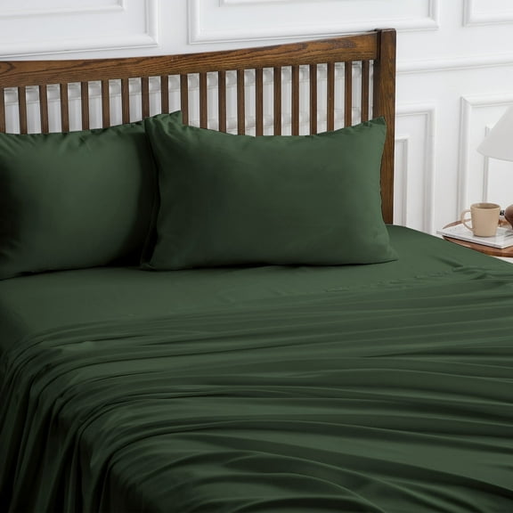 Hitime 5 Pieces Microfiber Split King Sheet Set, Deep Pocket Fit 16", Breathable Super Soft Luxury Hotel Style Home Decor Split King Size Sheet Set, Gift for Women, Men