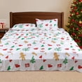 thumbnail image 1 of Hitime 4PC Deep Pocket Full Sheet Set Fit 16", Breathable Microfiber Super Soft Full Size Sheet Set, Luxury Hotel Style Home Decor Full Bed Sheet Set, Gift for Women, Men, 1 of 8