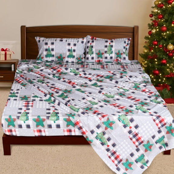 Hitime 4PC Deep Pocket King Sheet Set Fit 16", Breathable Microfiber Super Soft King Size Sheet Set, Luxury Hotel Style Home Decor King Bed Sheet Set, Gift for Women, Men