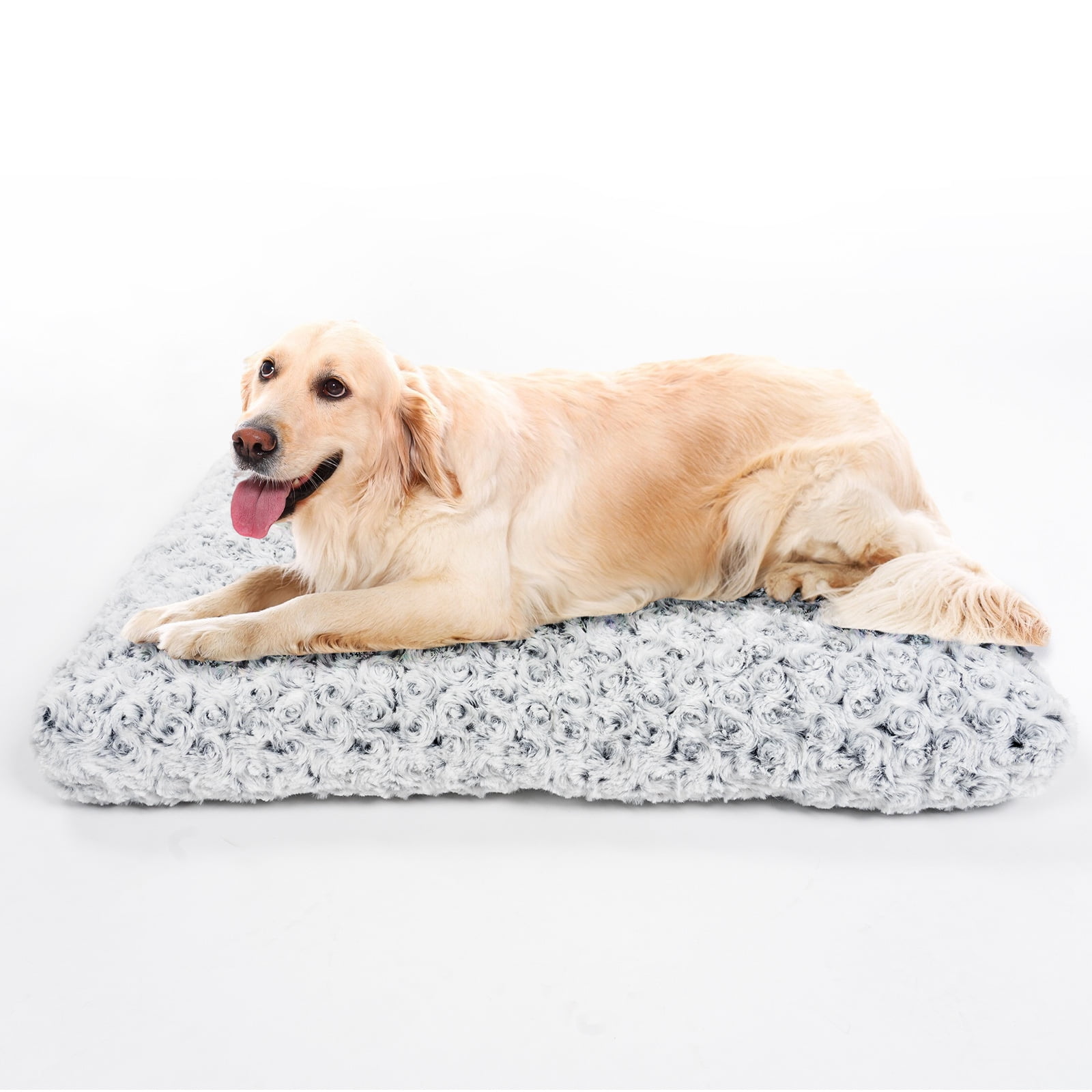 Picture of Gogreen Deluxe Plush Dog Crate Bed, Anti-Slip Mat, Washable Kennel Pad ...
