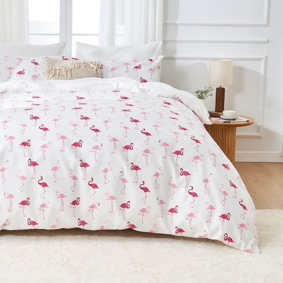 Hitime Queen Duvet Cover Set, Soft & Breathable Microfiber 3 Pieces Queen Bedding Sets, Pattern Queen Comfy Duvet Cover Set, with Zipper Closure (Queen)