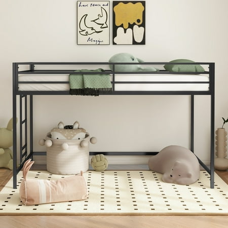 Hitop Adam junior twin loft bunk black