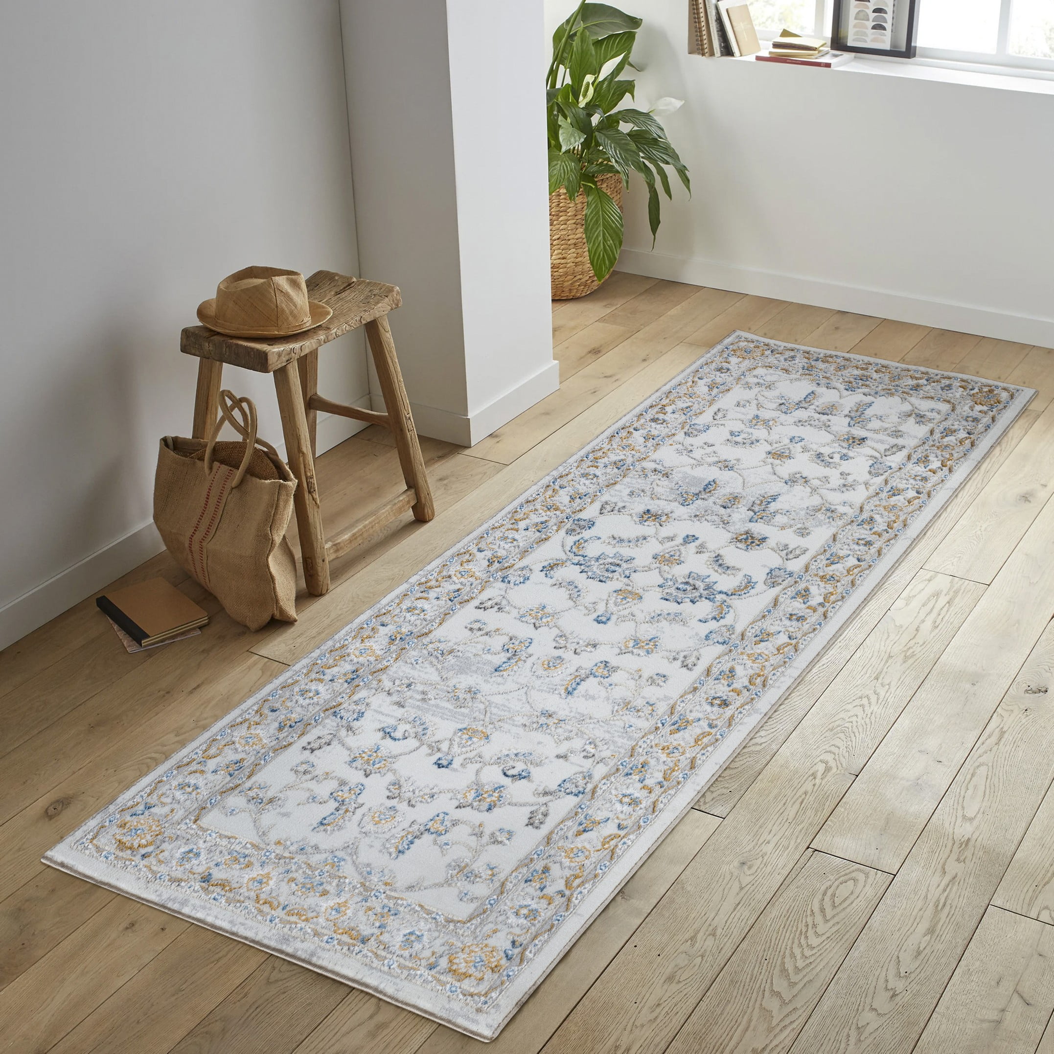 Legacy 5' x 7' Multicolor Stain-Resistant Synthetic Area Rug
