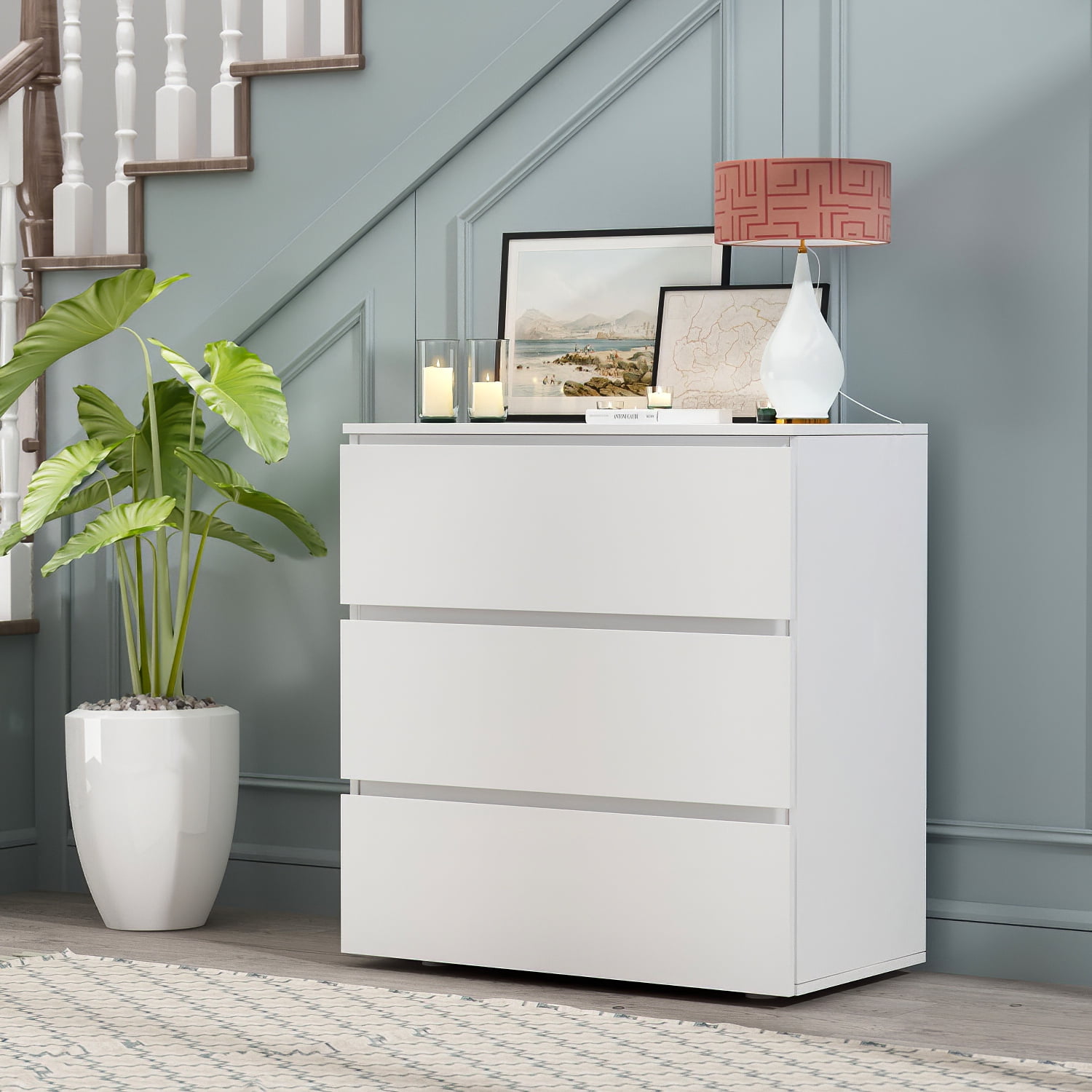 Hitow 6 Drawer Dresser Organizer Storage Chest White – hitowofficial