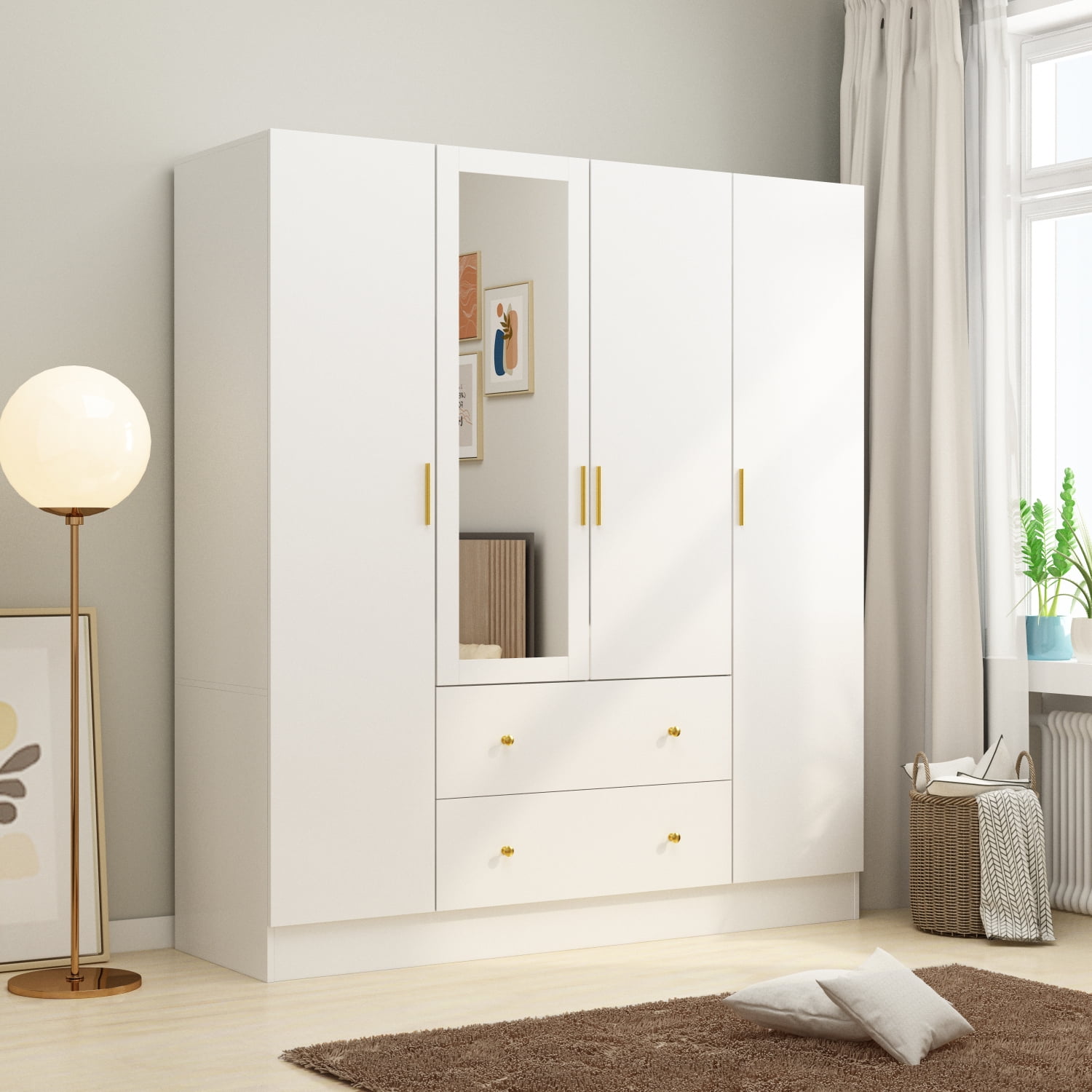 https://i5.walmartimages.com/seo/Hitow-4-Door-Wardrobe-Armoire-Large-Storage-Cabinet-with-Mirror-2-Drawers-and-Hanging-Rod-White_3c948f9e-eb7e-4eaa-ab23-c4759ba48d87.caa98bcf3dcc8526f94fcda11fdec1d6.jpeg
