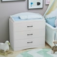 thumbnail image 1 of OxyLife Changing Table Dresser, Nursery 3-Drawer Dresser with Changing Top, White, 1 of 11