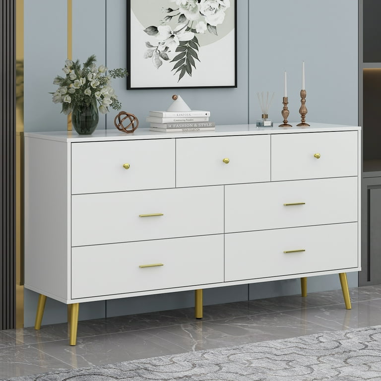 Walmart mid 2024 century modern dresser