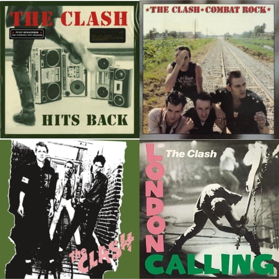 Hits Back (180G) & Combat Rock (180G/Remastered) & Clash (180G/Remastered) & London Calling [LP Vinyl Bundle]