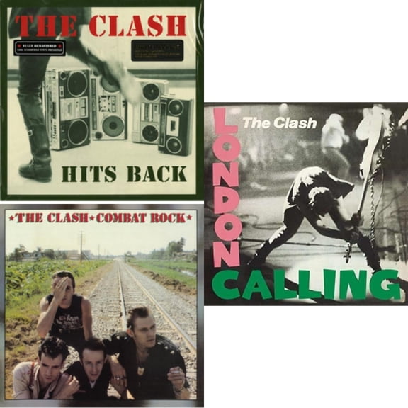 Hits Back (180G) & Combat Rock (180G/Remastered) & London Calling [LP Vinyl Bundle]
