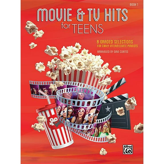 Hits for Teens: Movie & TV Hits for Teens, Bk 1: 8 Graded Selections for Early Intermediate Pianists (Paperback)