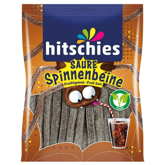 Hitschler Hitchies Spider Legs: COLA flavored sour gummies 125g/4.4 oz