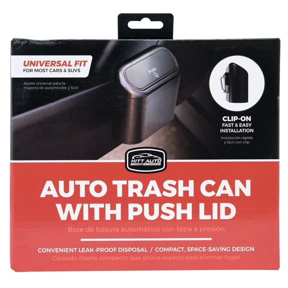 Auto Trash Can with Push Lid
