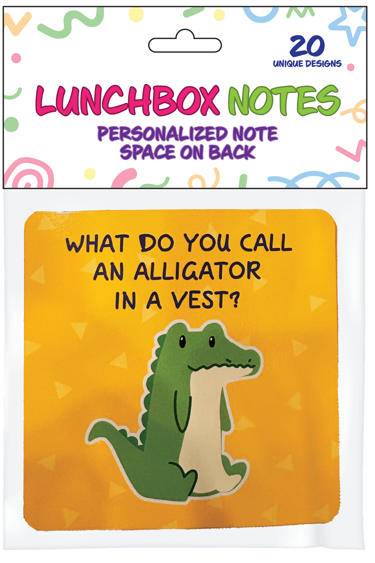Hitt Brands Lunchbox Notes with Animal Jokes, 20 Count