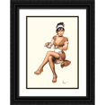 thumbnail image 1 of Hitte, Patrick 14x18 Black Ornate Wood Framed with Double Matting Museum Art Print Titled - The ou cafe, 1 of 4