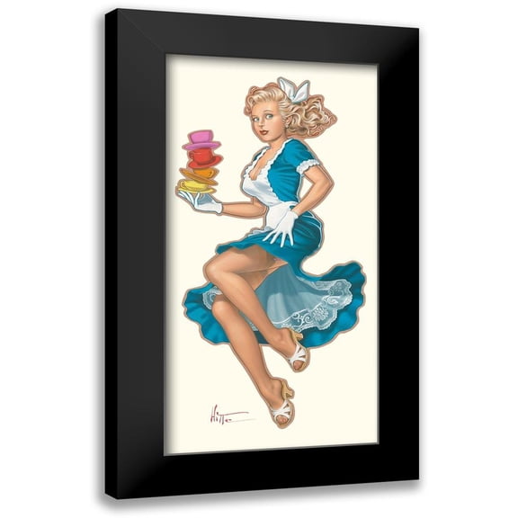 Hitte, Patrick 14x24 Black Modern Framed Museum Art Print Titled - Alice
