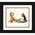 thumbnail image 1 of Hitte, Patrick 17x15 Black Ornate Wood Framed with Double Matting Museum Art Print Titled - Miss Pacifique, 1 of 4