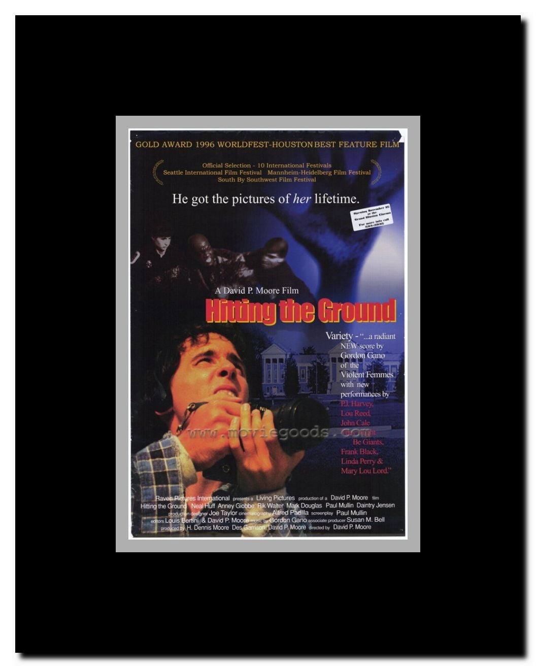Hitting The Ground Framed Movie Poster