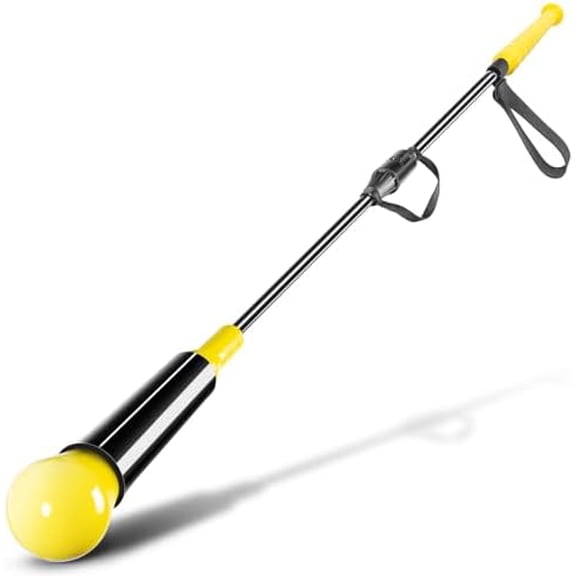 Hitting Trainer for Baseball and Softball, 52" Baseball Hitting Stick Practice Swing,Hitting,Batting,Easy Set Up & Take Down Swing Trainer Great for One-On-One Coaching Training Equipment