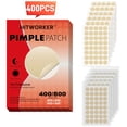 thumbnail image 1 of Hitworker 400pcs Hydrocolloid Pimple Patches - Salicylic Acid Acne Patches for Sensitive Skin, 1 of 8