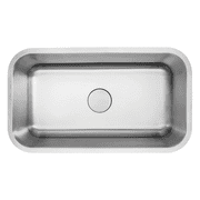 Hive 30 x 18 Inch Stainless Steel Undermount Kitchen Sink, 18 Gauge, 9 Inch Deep