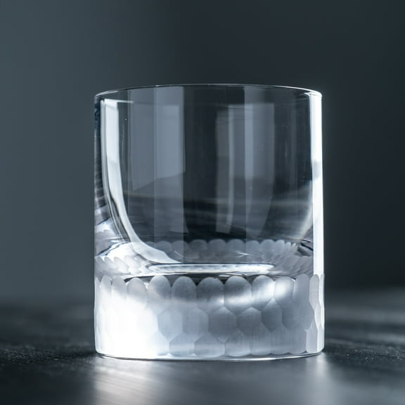 Hive Rocks Glass - Handblown Large Doubled Old Fashioned Glasses