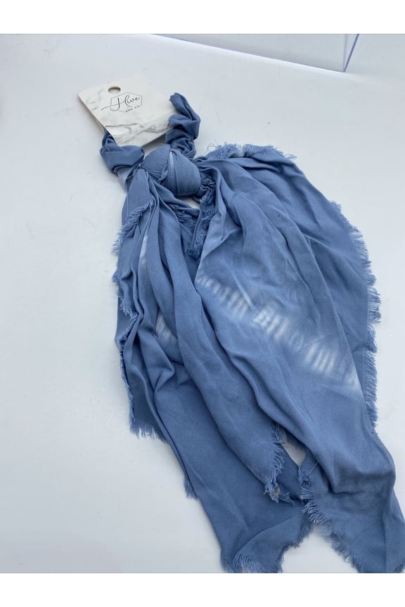 Blue Scarf Scrunchie Hair Accessories Ponytail
