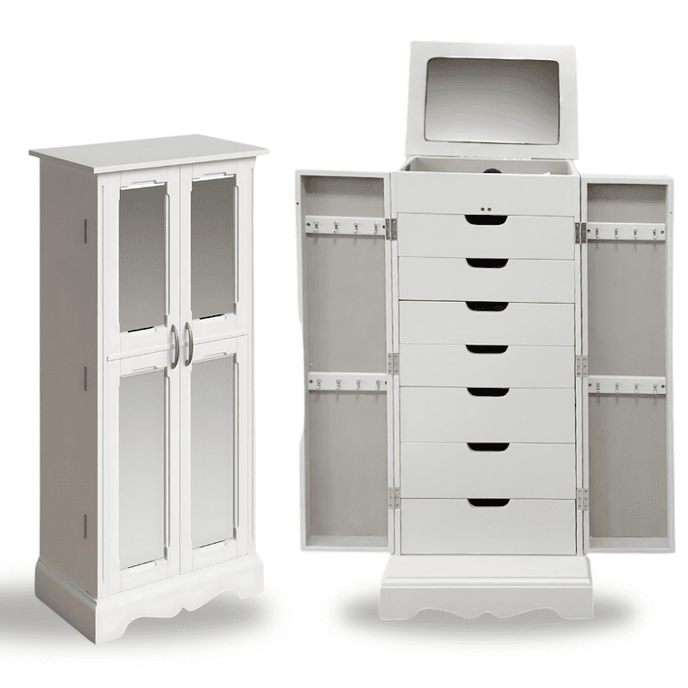 Hives Honey Chelsea Standing Jewelry Armoire Cabinet, Jewelry