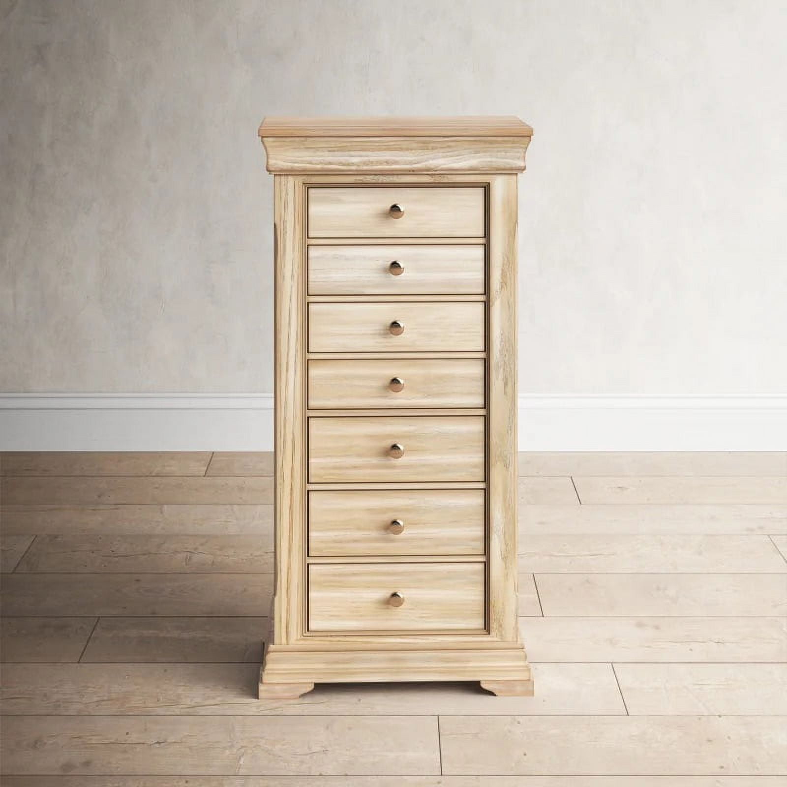 Hives Honey Haley Jewelry Storage Organization Armoire Taupe
