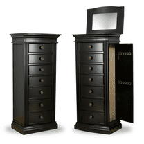 Hives & Honey Landry Black Jewelry Storage Armoire