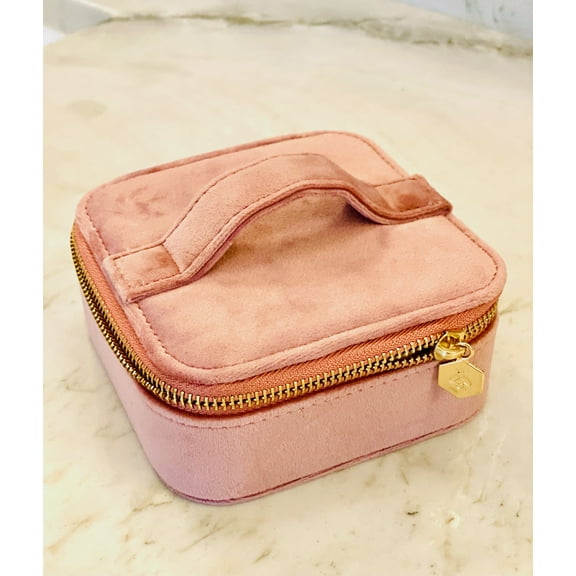 Hives & Honey Vida Rose Jewelry Travel Case with Storage for Women