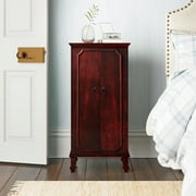 Hives and Honey Cabby Fully Locking Standing Jewelry Armoire - Cherry