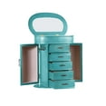 thumbnail image 1 of Hives and Honey Cari Jewelry Chest Jewelry Box for Women, Turquoise, 1 of 8