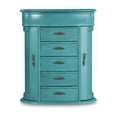 thumbnail image 1 of Hives and Honey Cari Jewelry Chest Jewelry Box for Women, Turquoise, 1 of 7