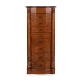 thumbnail image 1 of Hives and Honey Florence Standing Brown Wood Jewelry Armoire - Walnut, 1 of 8