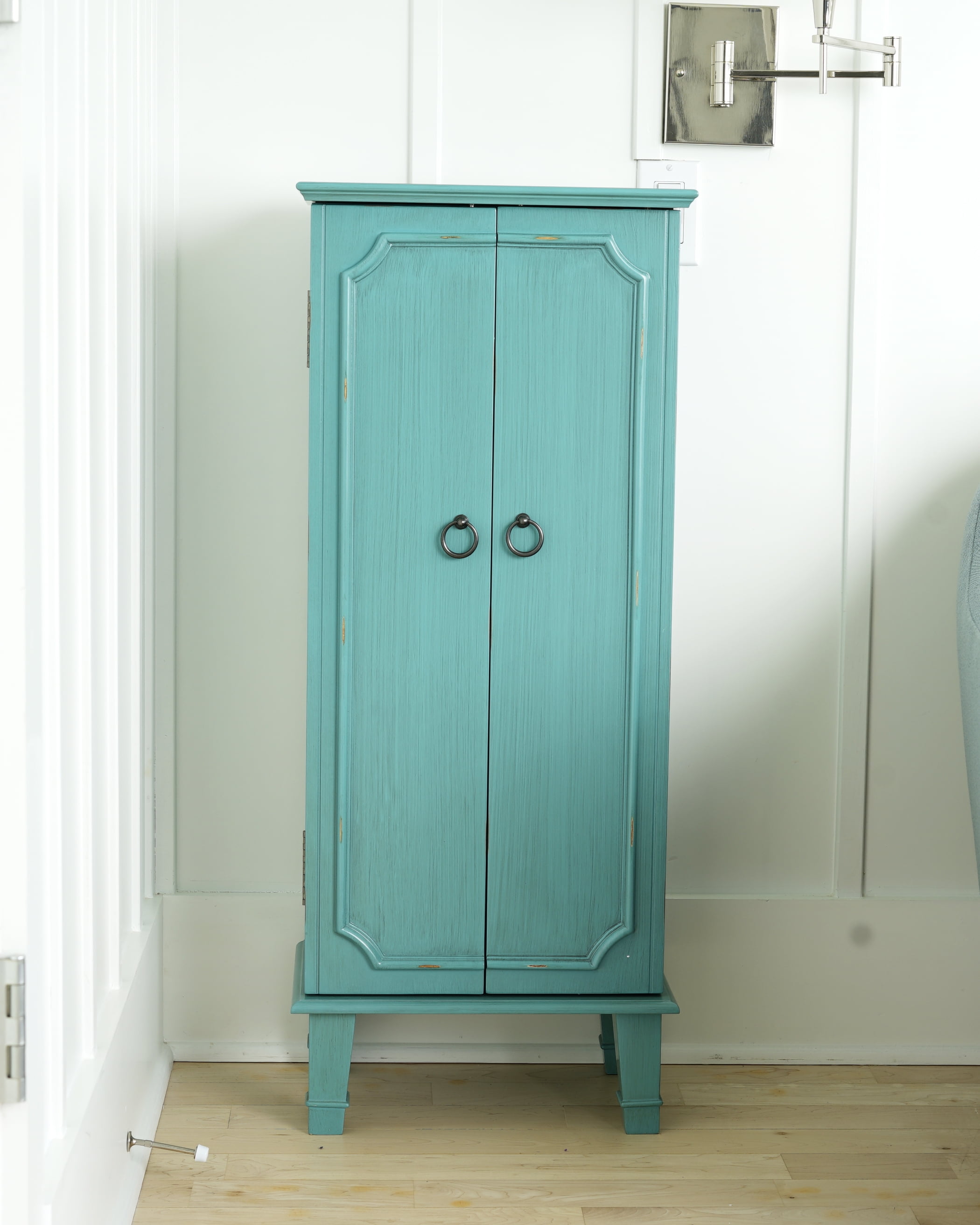 Hives and honey turquoise jewelry armoire deals