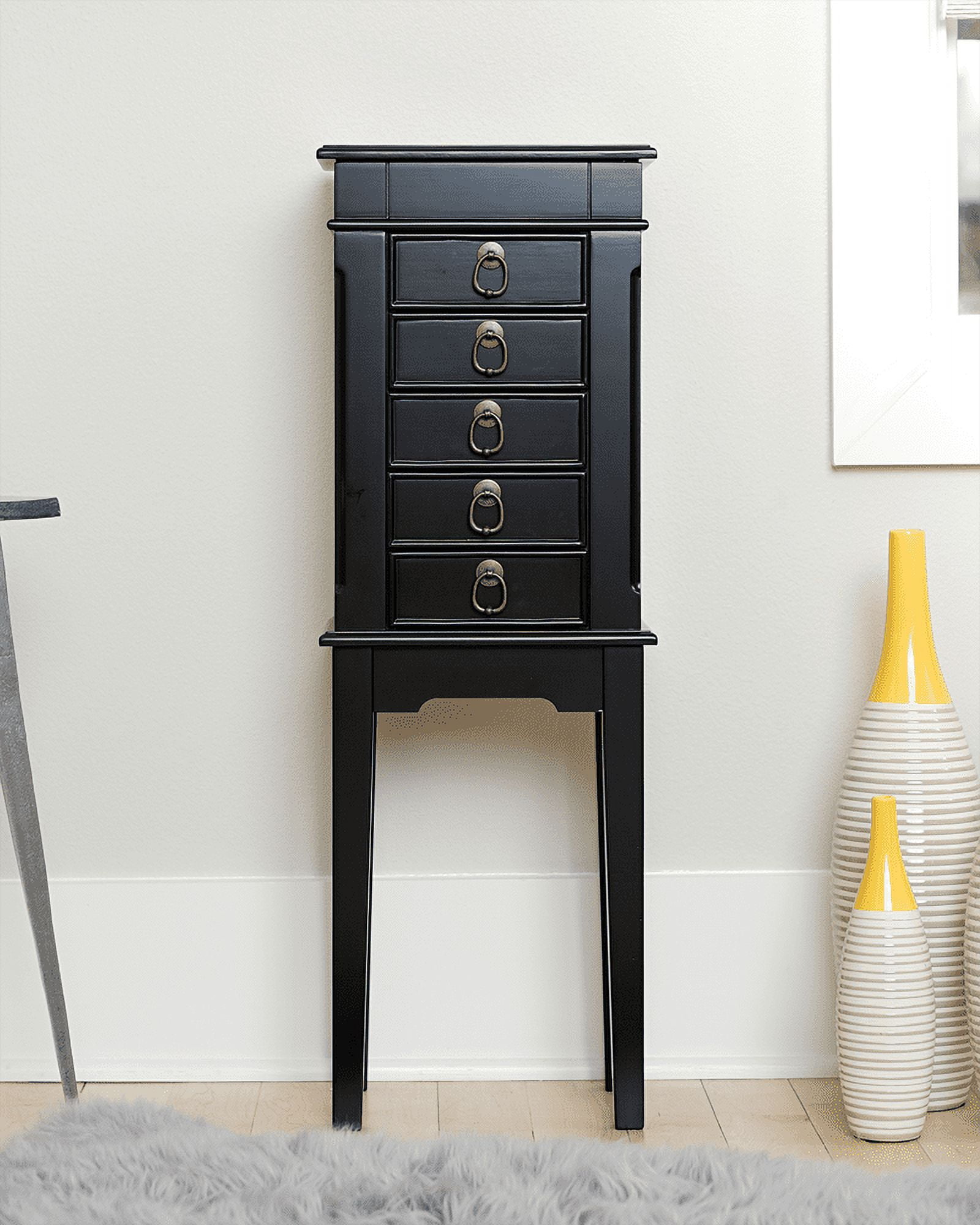 Hives and Honey Margot Freestanding Modern Women s Jewelry Armoire