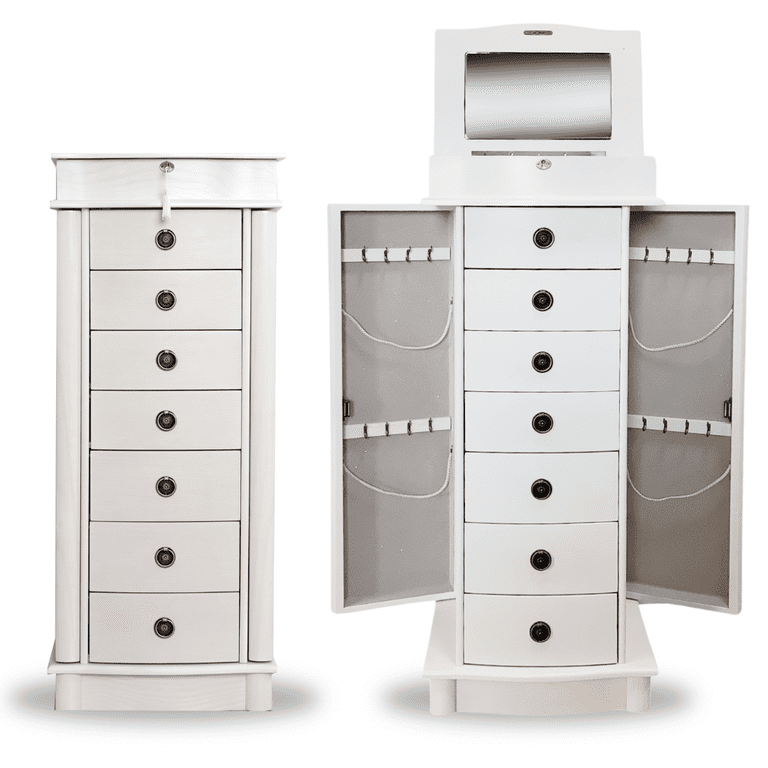 Hives and Honey Nora Traditional Jewelry Armoire with Locking