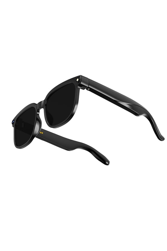 AI Smart Glasses with Camera & ChatGPT, Hands-Free 1080P Video, Real-Time Translation, 7H Playtime, Open-Ear Audio, Detachable Lenses for Travel Vlog