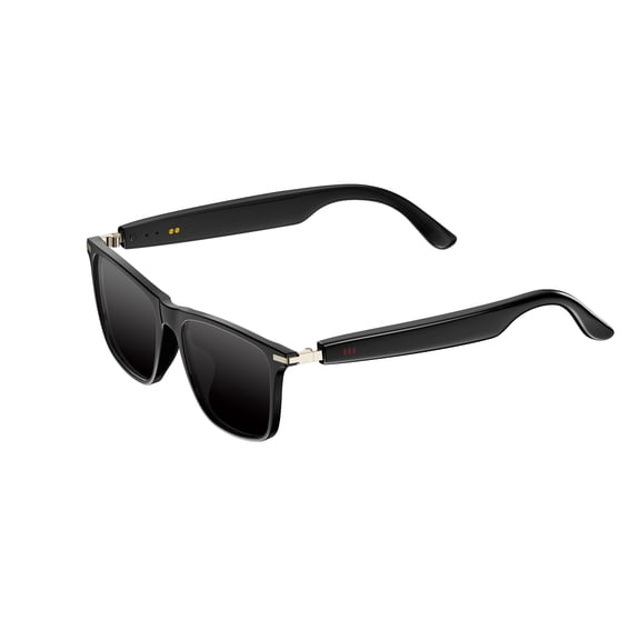 Hivisuals AI Smart Glasses with Open-Ear Audio, Bluetooth 5.4, 6H Playback, Hands-Free Calls, Translation Assistant – UV400 Sunglasses for Travel & Daily Wear