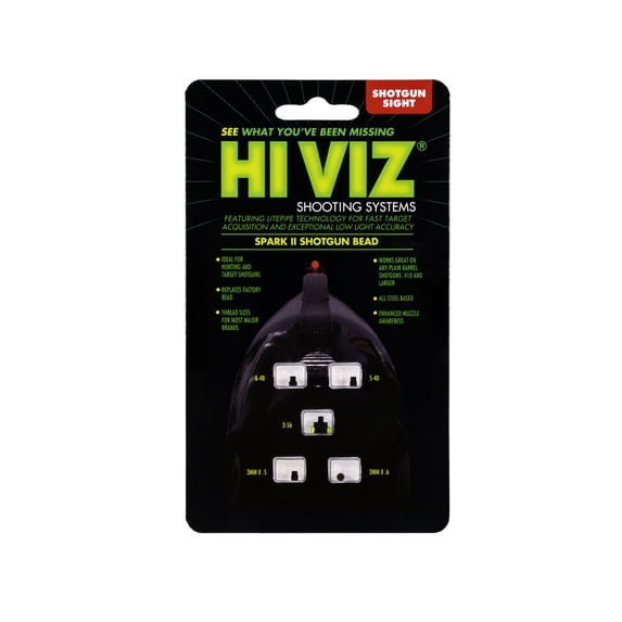 Hiviz BD 1007 Green Spark II S.G. Sight Threaded Front Bead Replacement