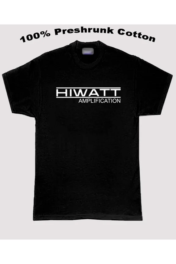 Hiwatt Guitar Amp Company Logo T Shirt