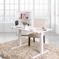thumbnail image 1 of Hix Metal Adjustable Height Desk, Large, White, 1 of 5