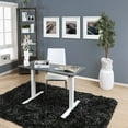 thumbnail image 1 of Hix Metal Adjustable Height Desk, Small, Gray, 1 of 5