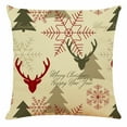 Hixanqinu Household Essentials Home Decor Pillow Case Christmas Pattern
