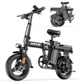 thumbnail image 1 of HiyViy 14" Folding Electric Bike for Adults Teens,700W Peak Motor 48V/10AH Battery, Commuter City Ebike, UL2849, 1 of 9